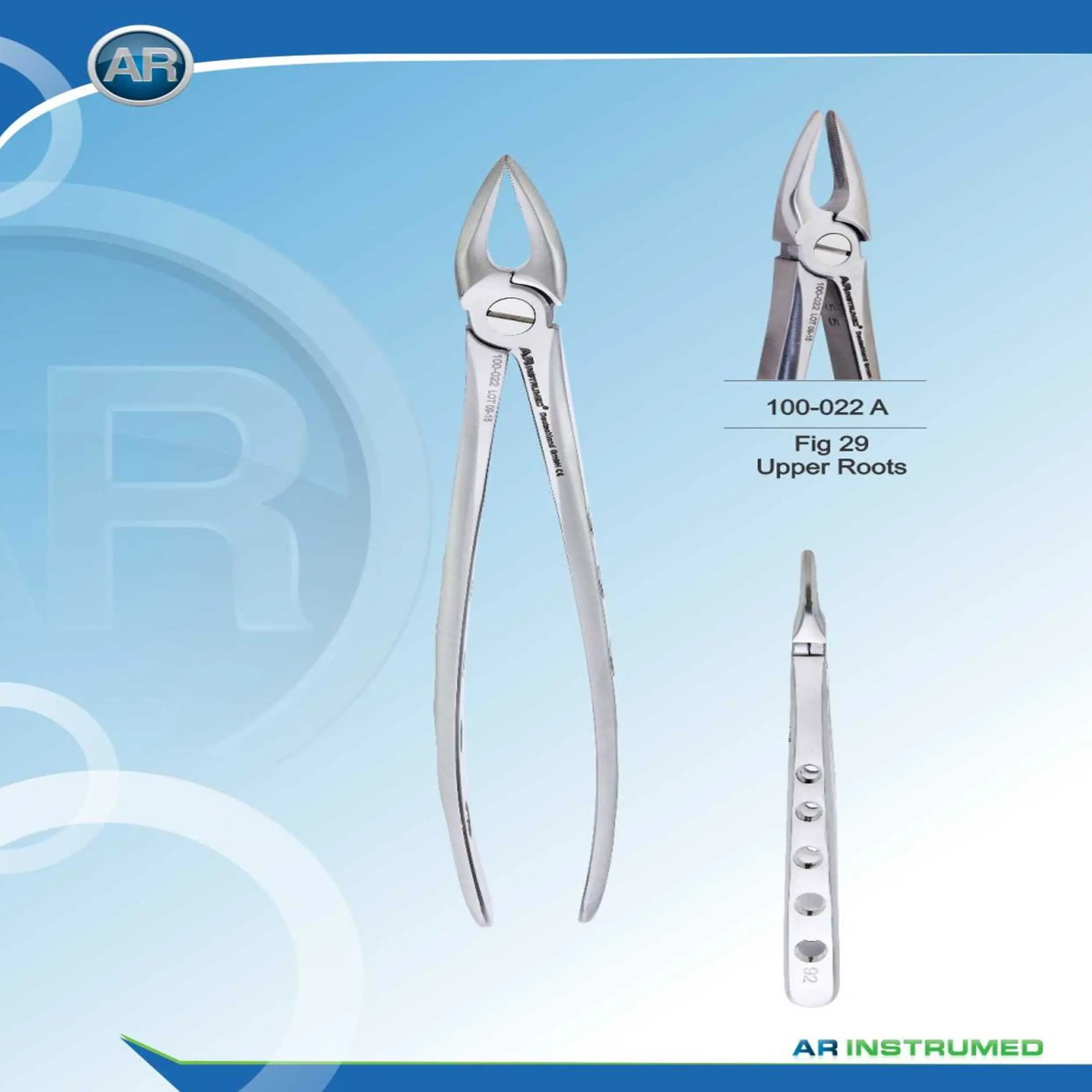 فورسپس آناتومیک ریشه کش پایین (AR Instrumed)