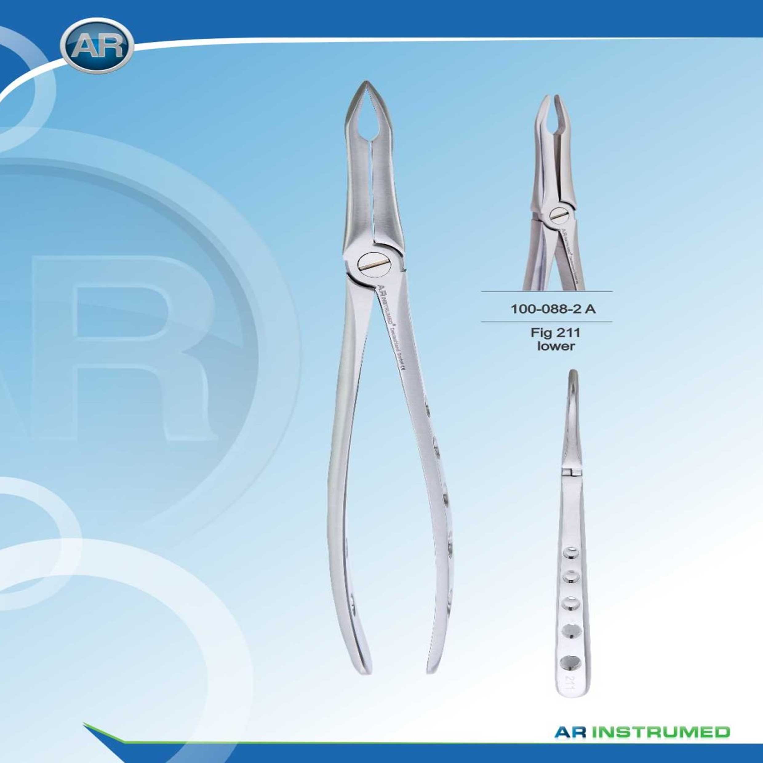 فورسپس ریشه نوک ظریف (Fig 211) (AR Instrumed) - 1