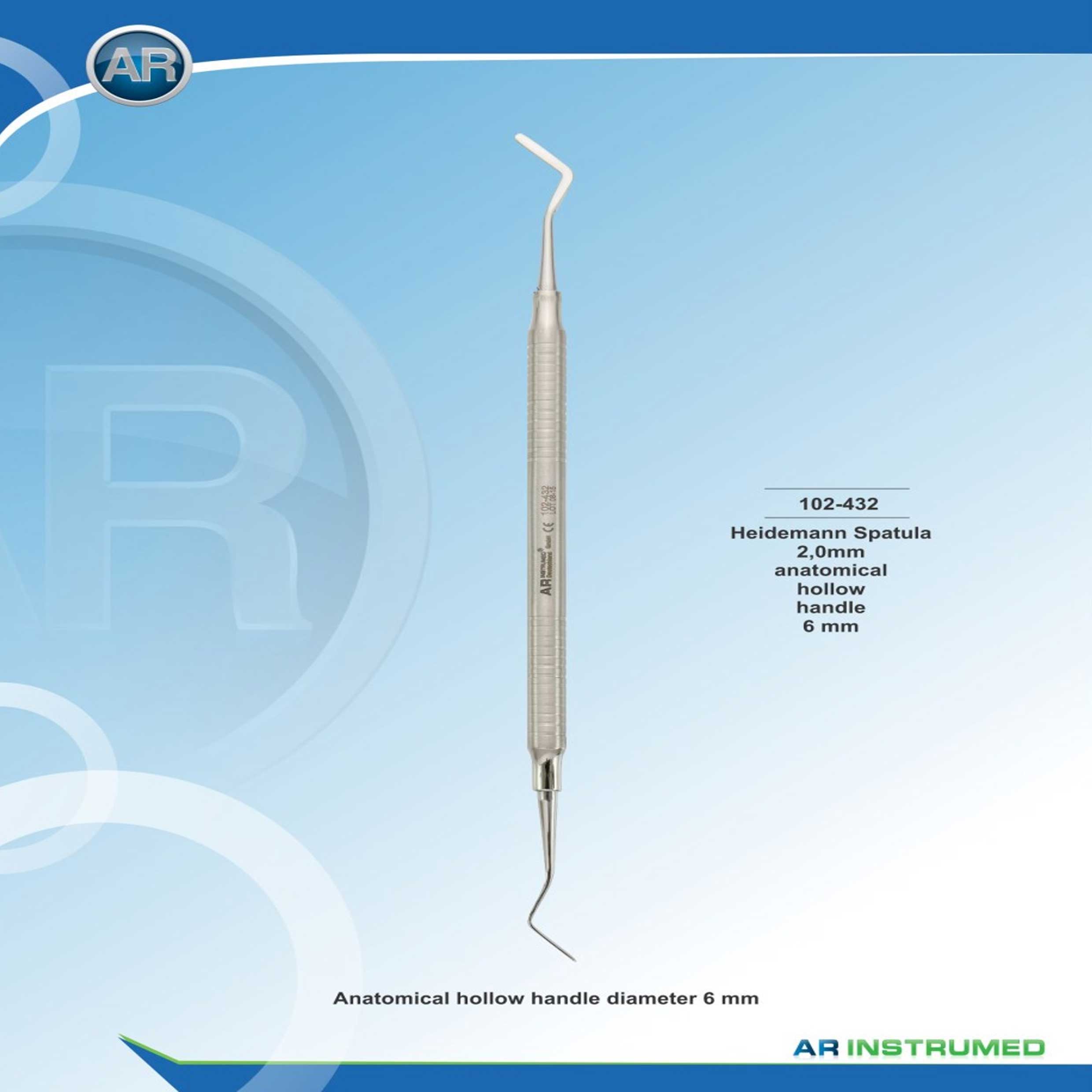 اسپاتول دهانی دسته 6 میل  (AR Instrumed)