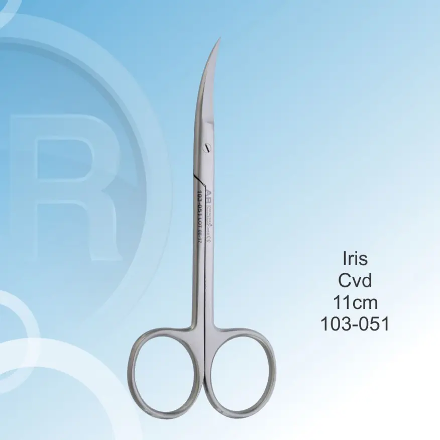 قیچی آیریس کرو شمشیری (11cm) - (AR Instrumed)