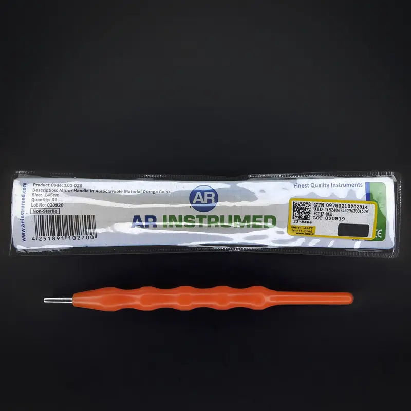 دسته آینه پلاستیکی نارنجی (AR Instrumed)