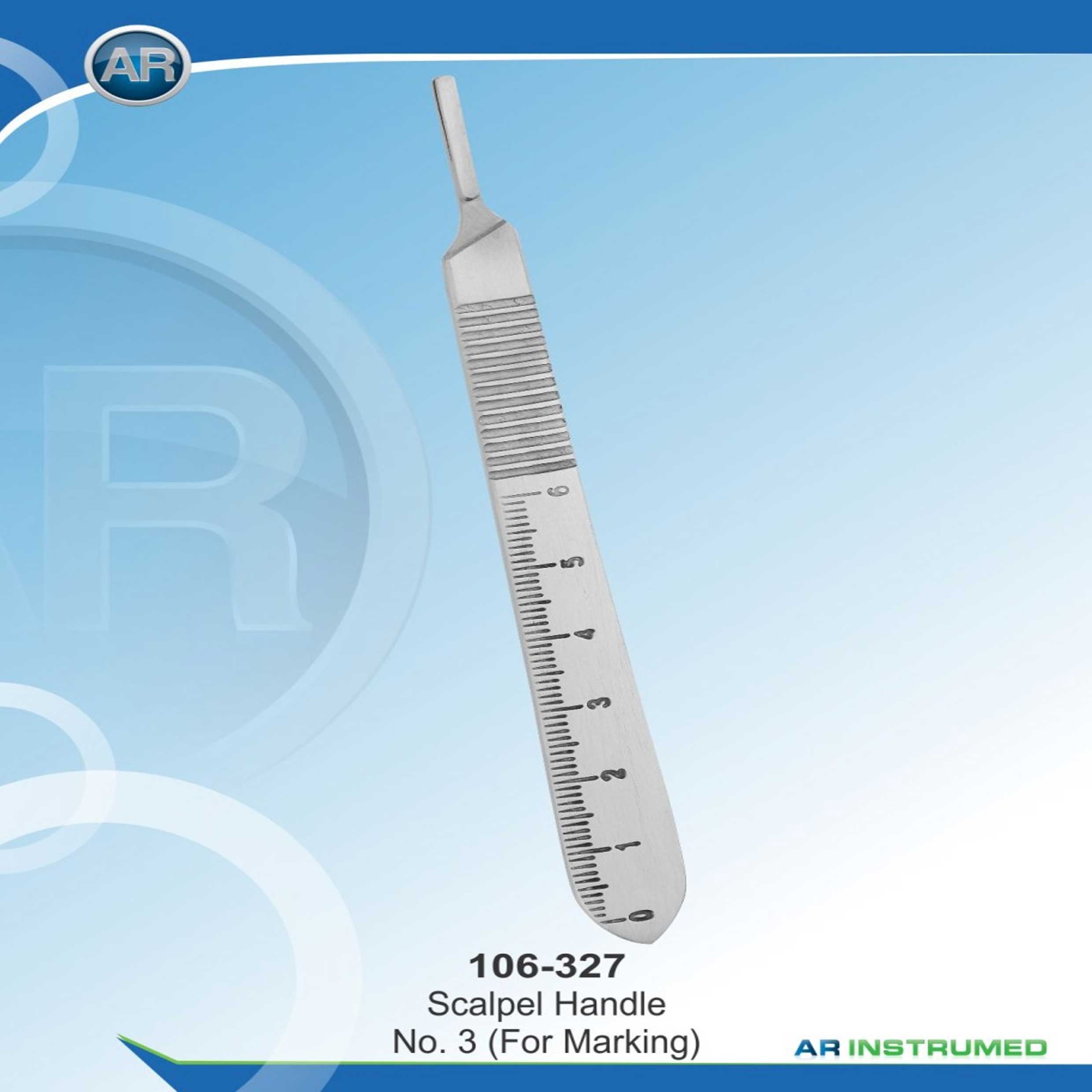 دسته بیستوری مدرج شماره 3 (AR Instrumed) - 1