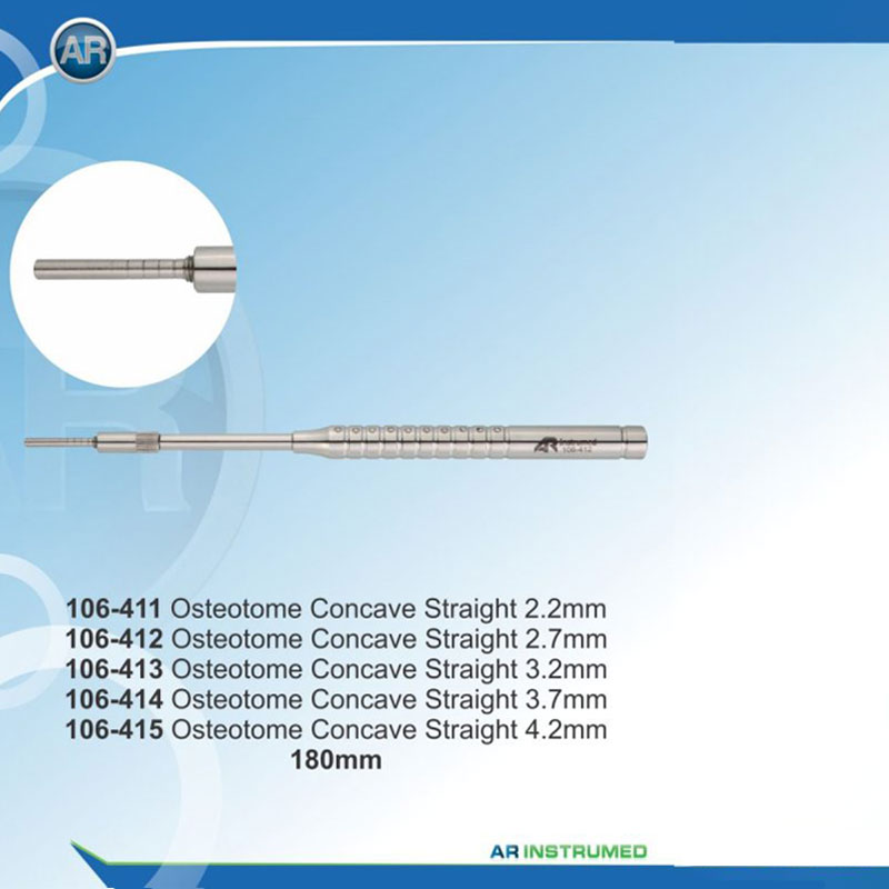 ست  استئوتوم مستقیم 5 عددی (2mm-5mm)
