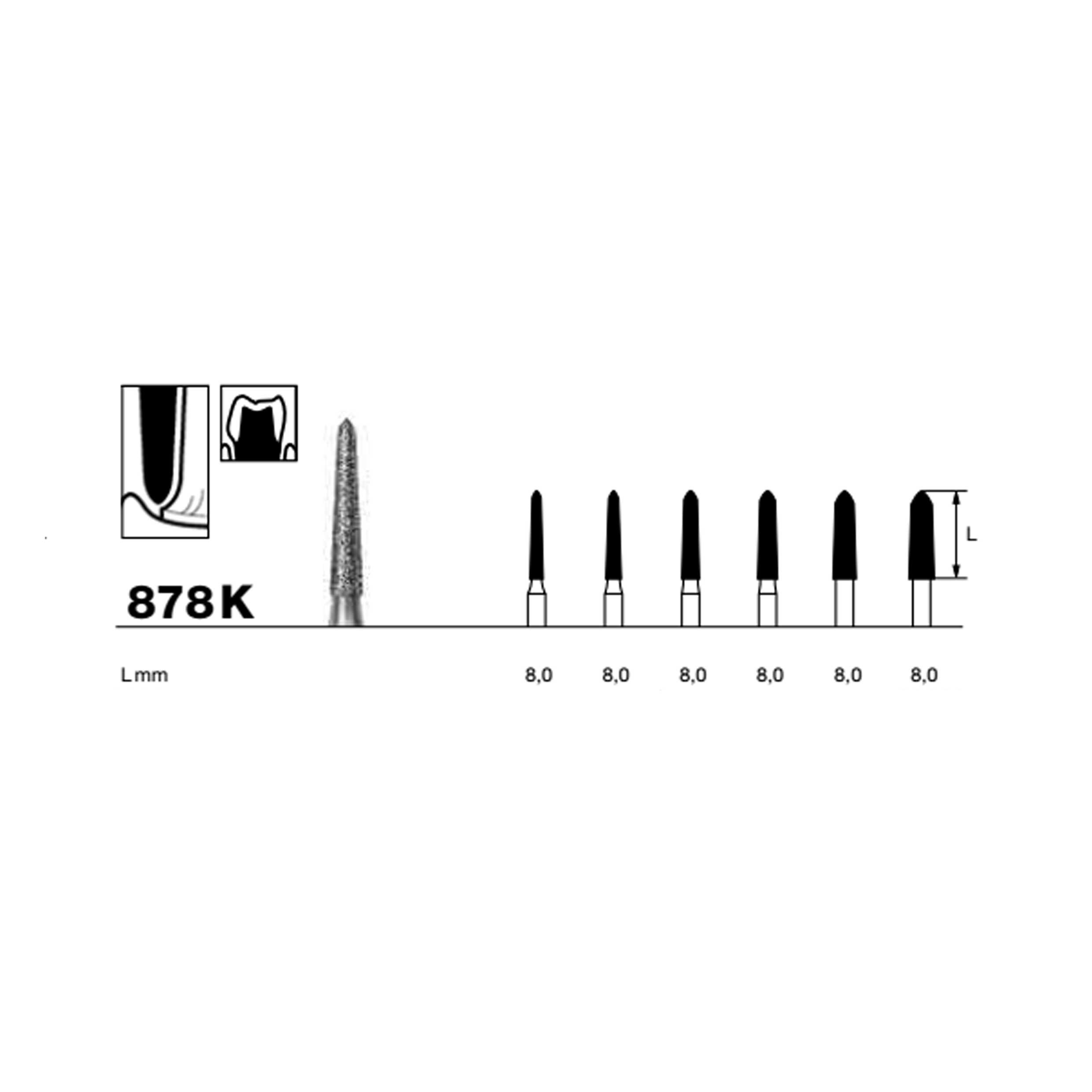 فرز الماسی مدل TORPEDO TAPERED - 2