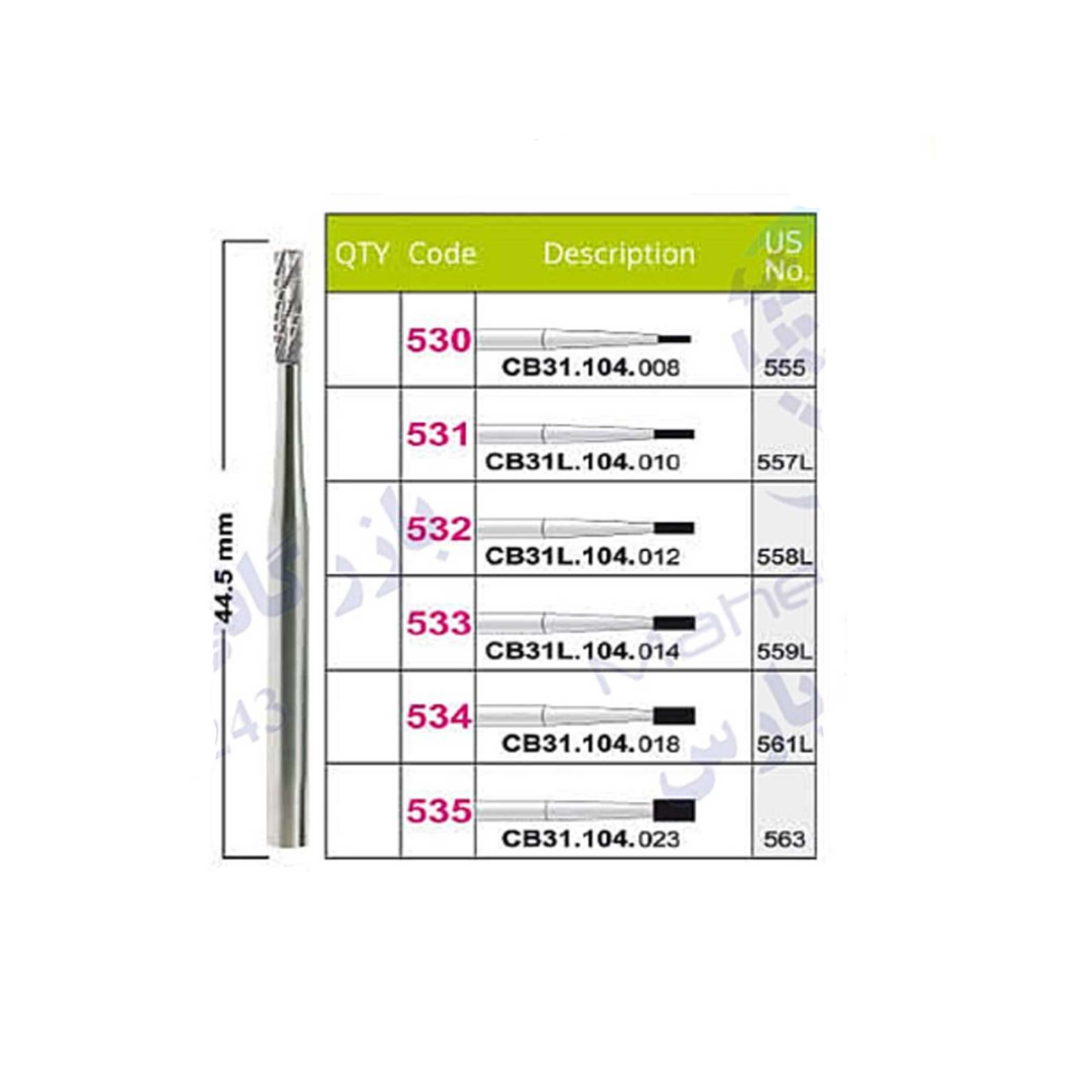 فرز کارباید هندپیس فیشور (D&Z) - 5