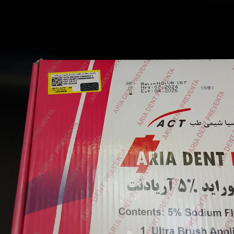 وارنیش فلوراید ایرانی 0.5 میل آریادنت - 4