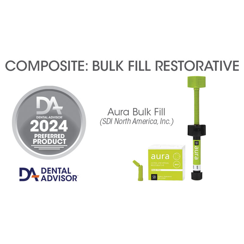 کامپوزیت Aura Bulk Fill (Dental Advisor) - 1