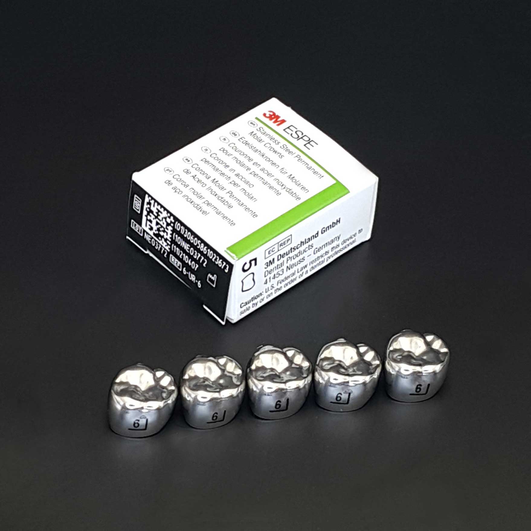 روکش استیل ضدزنگ دندان دائمی آمریکایی