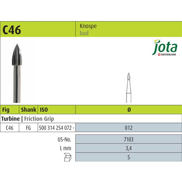 فرز کارباید پرداخت غنچه ای C46 - جوتا - 2