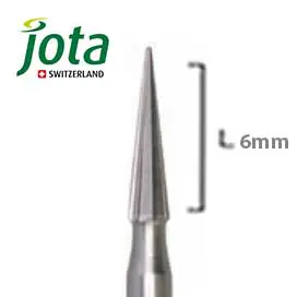 فرز کارباید توربین پرداخت مخروط متمرکز باریک - 6mm - C134 - جوتا