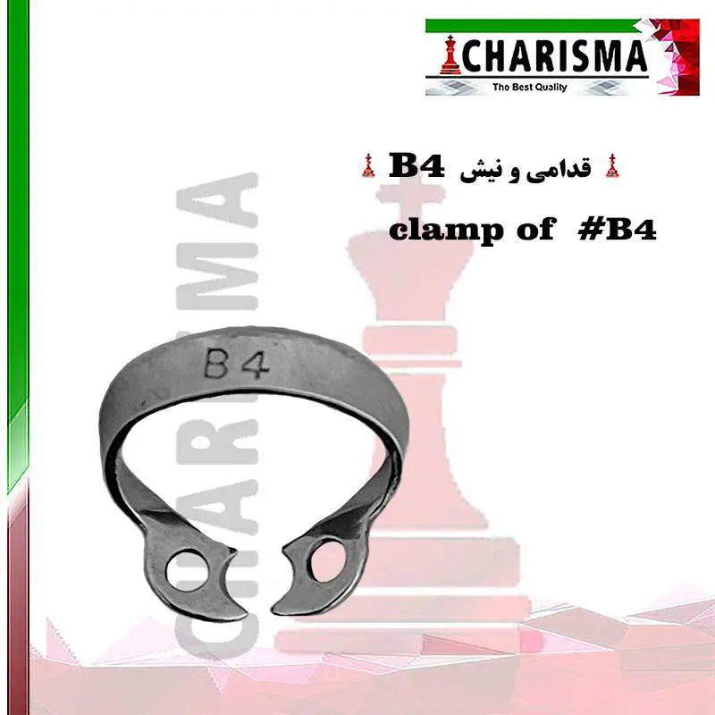 کلمپ تکی سری B استیل کاریزما - 3