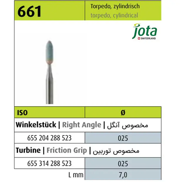 مولت سنگی سبز سیلیکون کارباید توربین موشکی استوانه ای 661 - جوتا - 2