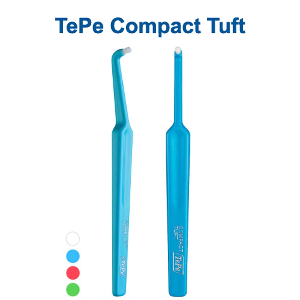 مسواک ویژه ایمپلنت و بریج TePe Compact Tuft - 1