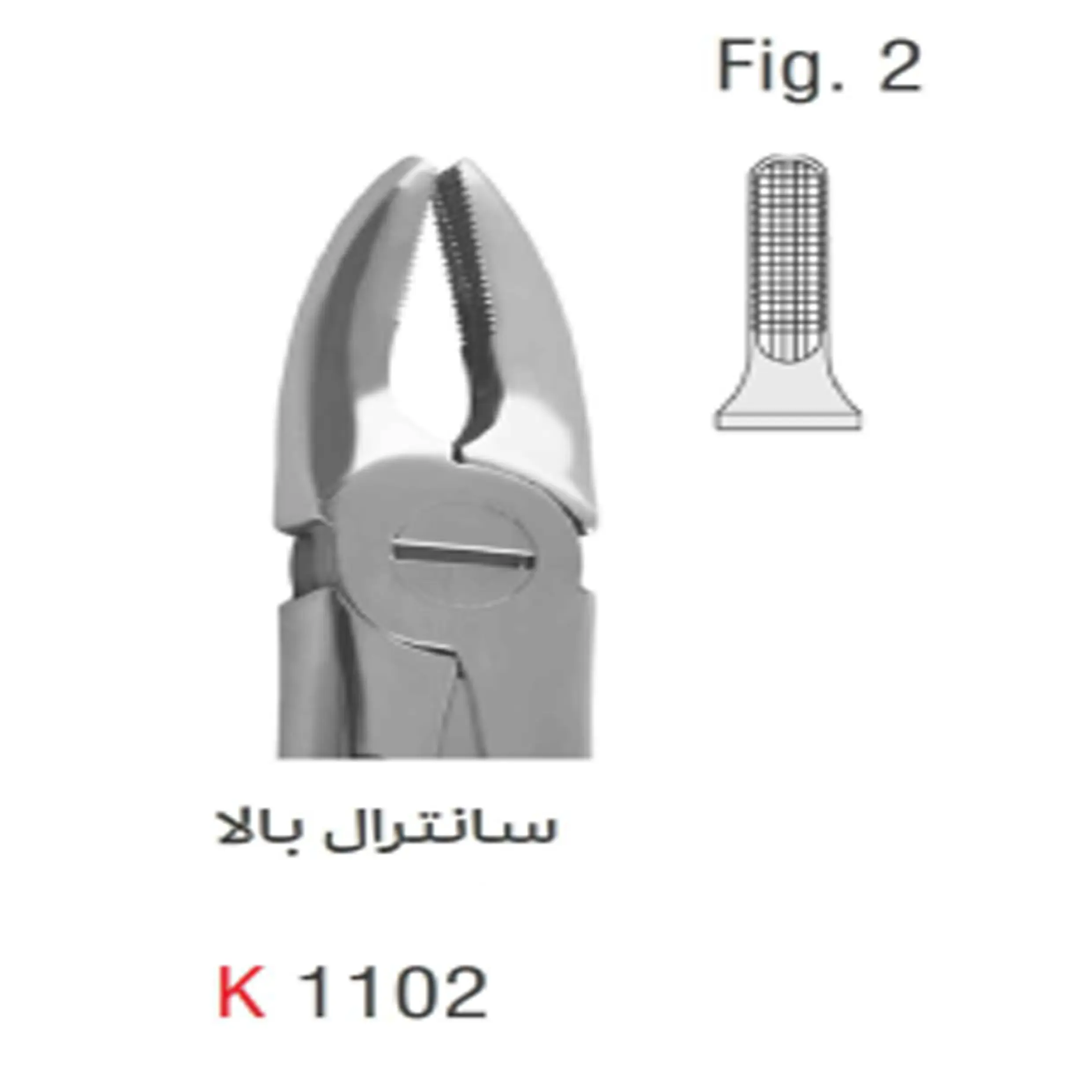 فورسپس بزرگسال سانترال بالا- کوشا