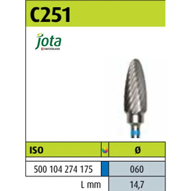 فرز کارباید هندپیس آکریل بر - C251 - جوتا - 2