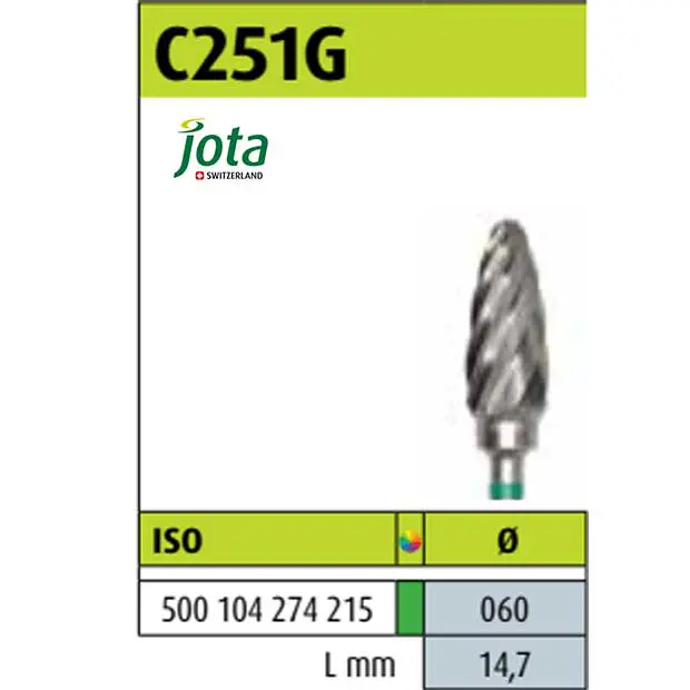 فرز کارباید هندپیس آکریل بر - C251G - جوتا - 2