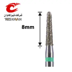 فرز الماسی توربین مخروطی با انتهای گرد- 8- تیزکاوان