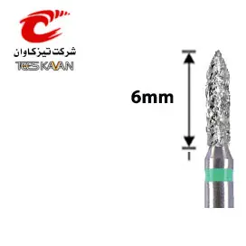 فرز الماسی توربین استوانه ای با انتهای مورب- 6- تیزکاوان