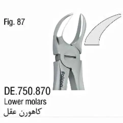 فورسپس ساده کاهورن عقل- فالکن
