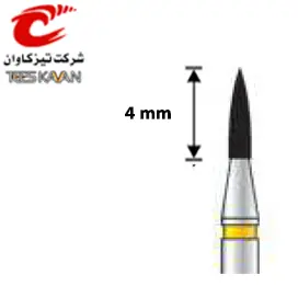 فرز الماسی توربین پالیش کامپوزیت شعله شمع-4- تیزکاوان