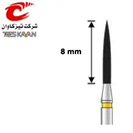 فرز الماسی توربین پالیش کامپوزیت شعله شمع-8- تیزکاوان