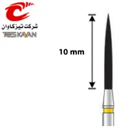 فرز الماسی توربین پالیش کامپوزیت استوانه ای با انتهای مورب-10- تیزکاوان