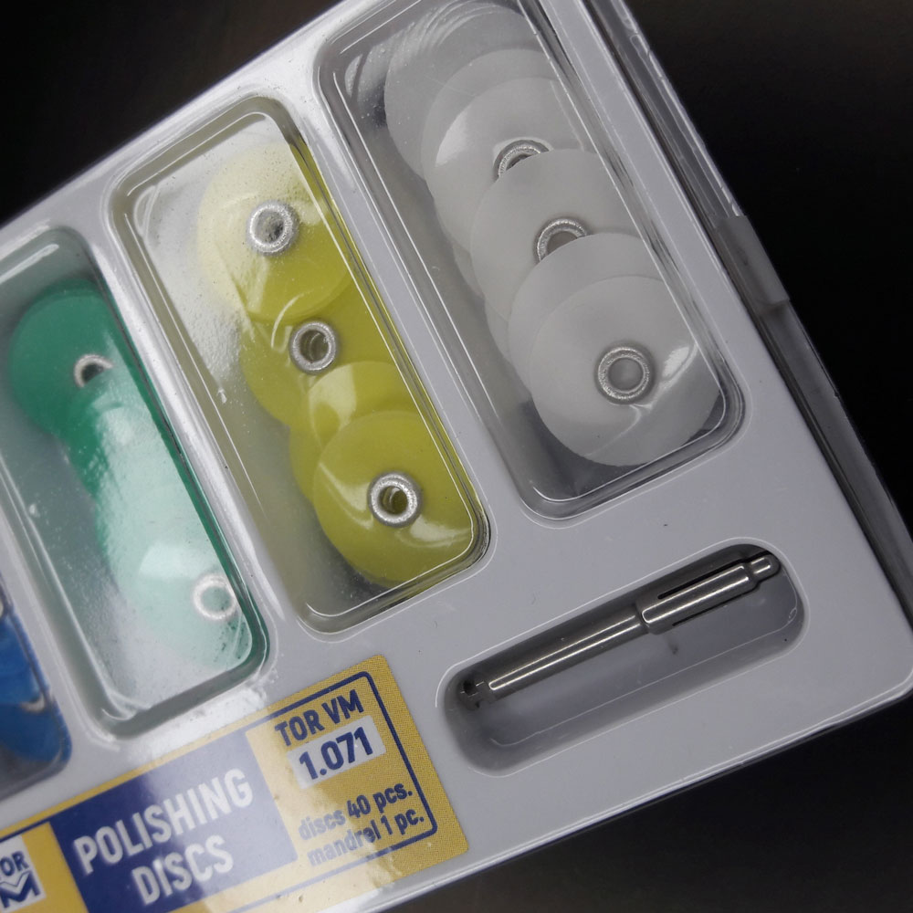 کیت دیسک پرداخت مرکزدار (با ماندرل) 40 عددی - تور وی ام - 3