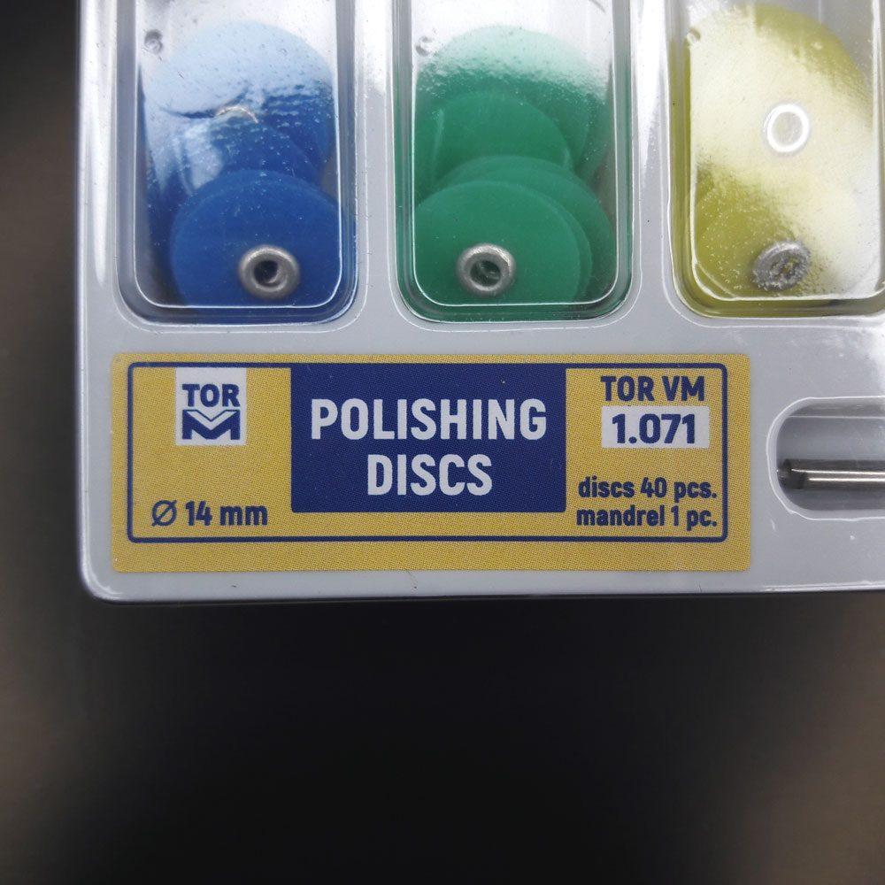 کیت دیسک پرداخت مرکزدار (با ماندرل) 40 عددی - تور وی ام - 4