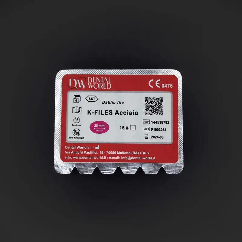 کا فایل دستی k-file استیل طول 25mm- دنتال ورد - 5