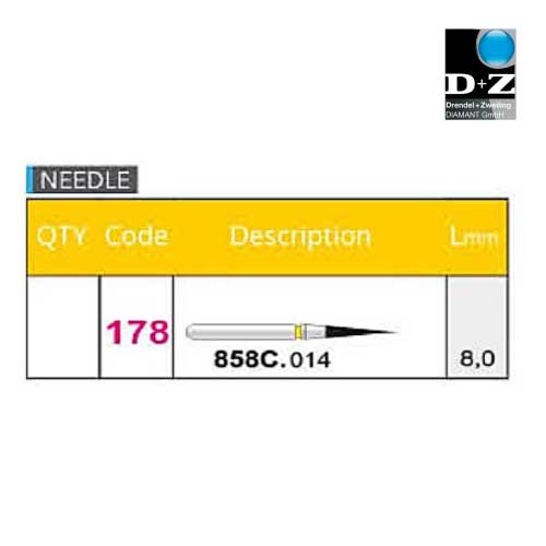 فرز الماسی توربین پالیش کامپوزیت سوزنی 858 (D&Z)