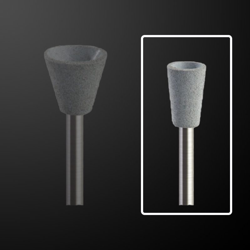 مولت پرداخت کامپوزیت مخروط معکوس تو خالی کوچک خاکستری توبوم