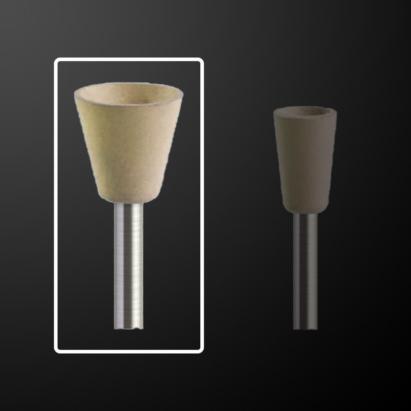 مولت پرداخت کامپوزیت مخروط معکوس تو خالی بزرگ زرد توبوم