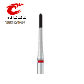 فرز الماسی کانتور روکش استوانه ای با انتهای گرد شفت بلند قرمز