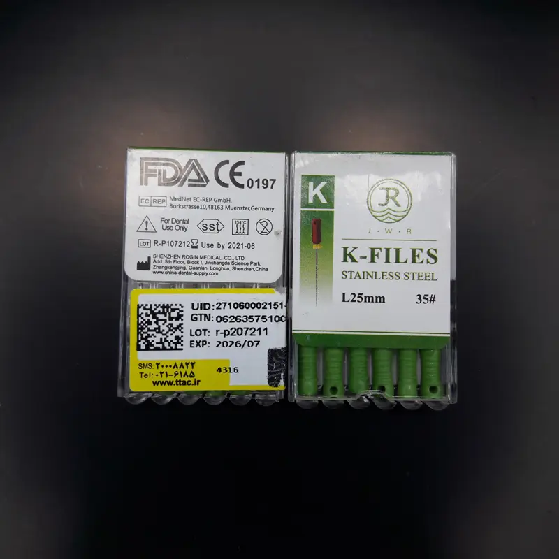 کا فایل دستی k-file استیل طول 25mm- روژین - 2