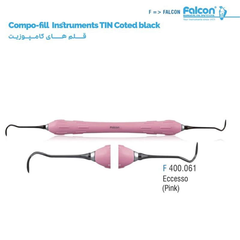 قلم کامپوزیت طرح LM اکسسو صورتی فالکن - 1