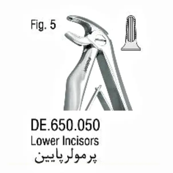 فورسپس اطفال فنردار پرمولر پایین- فالکن