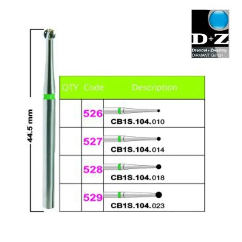فرز کارباید هندپیس روند گردن بلند-44.5mm