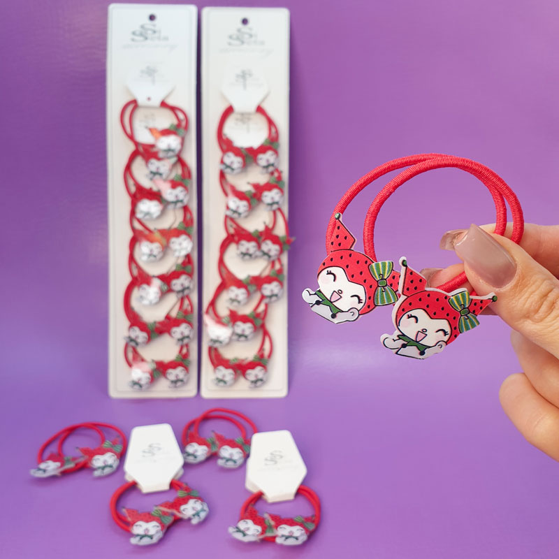 کش مو کرومی یلدایی روکارتی (2 عددی)💞❤️