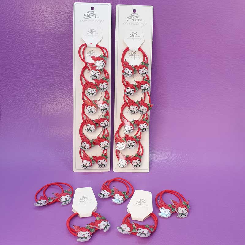 کش مو کرومی یلدایی روکارتی (2 عددی)💞❤️ - 2