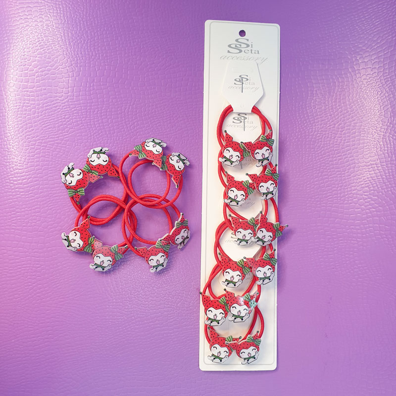 کش مو کرومی یلدایی روکارتی (2 عددی)💞❤️ - 3