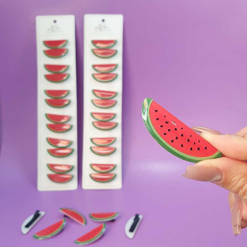 گیره انبری هندوانه رزینی (2عددی)🍉