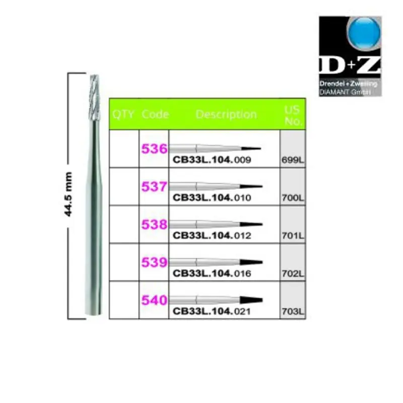 فرز کارباید هندپیس مخروطی -44.5mm