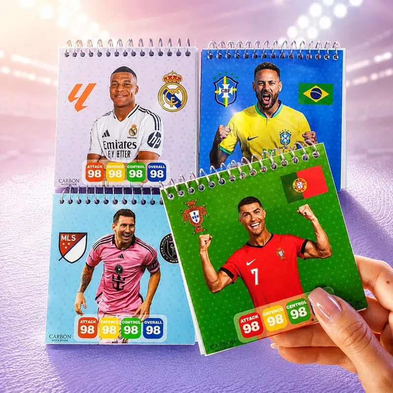 دفترچه سیمی فوتبالی کربن🏃🏼♂️⚽️ - 1