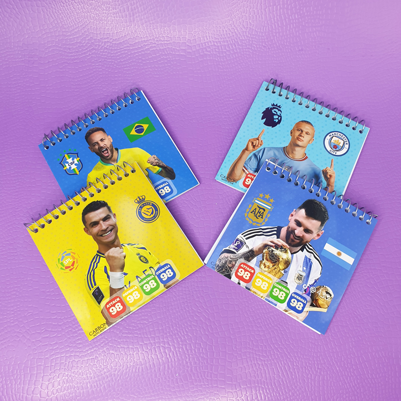 دفترچه سیمی فوتبالی کربن⚽️ - 3