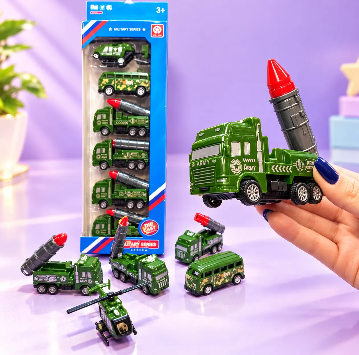 ست جنگی عقب کش- 6 عددی🚀 - 1