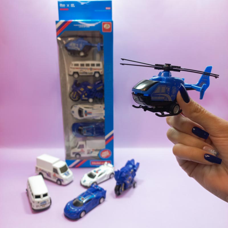 ست پلیس عقب کش- 6 عددی🚨🚓