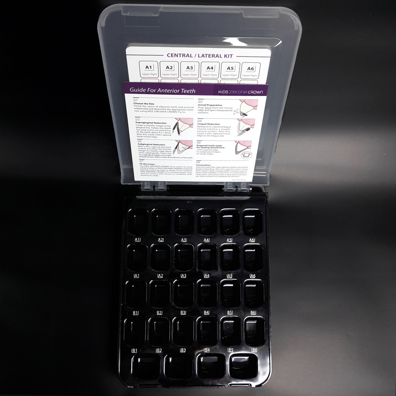 کیت خالی 24 عددی روکش زیرکونیا فک بالا شین هانگ - 4