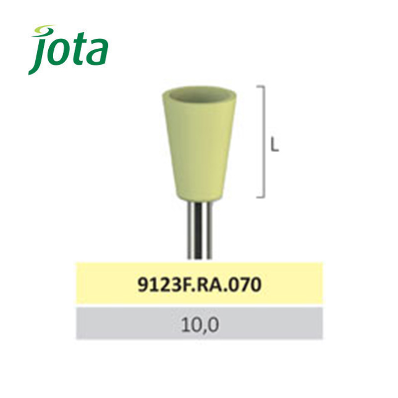 مولت پرداخت کامپوزیت آنگل مخروطی معکوس تو خالی زرد - 9123F - جوتا