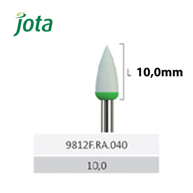 مولت سیلیکونی الماسی پرداخت سرامیک آنگل شعله ای سفید - 9812F - جوتا