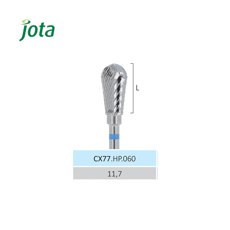 فرز کارباید هندپیس ایمپلنت و آکریل بر CX77- جوتا - 2